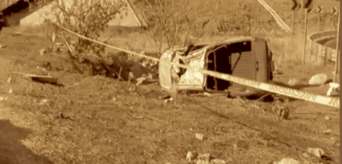 Accidente deja un muerto y tres lesionadas.