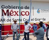 Plantas de tratamiento de San Miguel Zapotitlán y Santa Cruz El Grande entran en etapa final