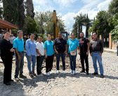 Heriberto García arranca rehabilitación de la calle Juárez en Cedros con una inversión de 6.8 millones de pesos