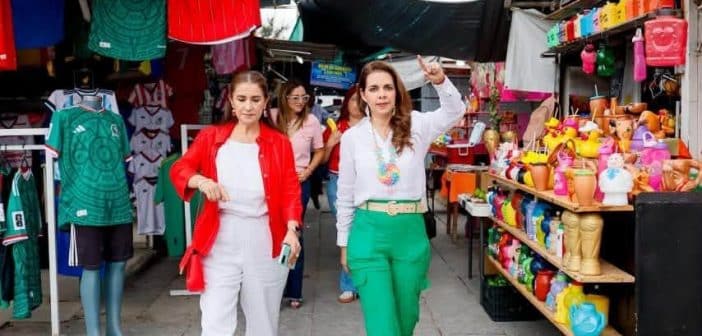Martha Zepeda señala necesidades del sector turístico durante recorrido en Chapala