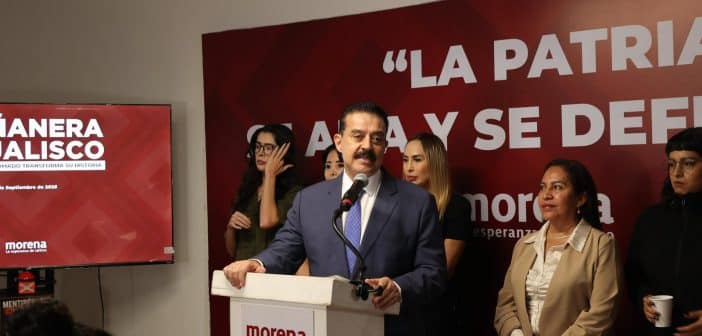Morena sostiene que Jalisco sí recibe recursos federales y cuestiona manejo del presupuesto estatal