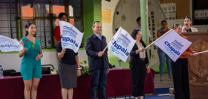 Chapala inicia el ciclo escolar 2026-2027 con acto cívico en la Secundaria José Vasconcelos