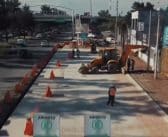Carretera a Chapala registra avance en la pavimentación de carriles laterales frente al aeropuerto